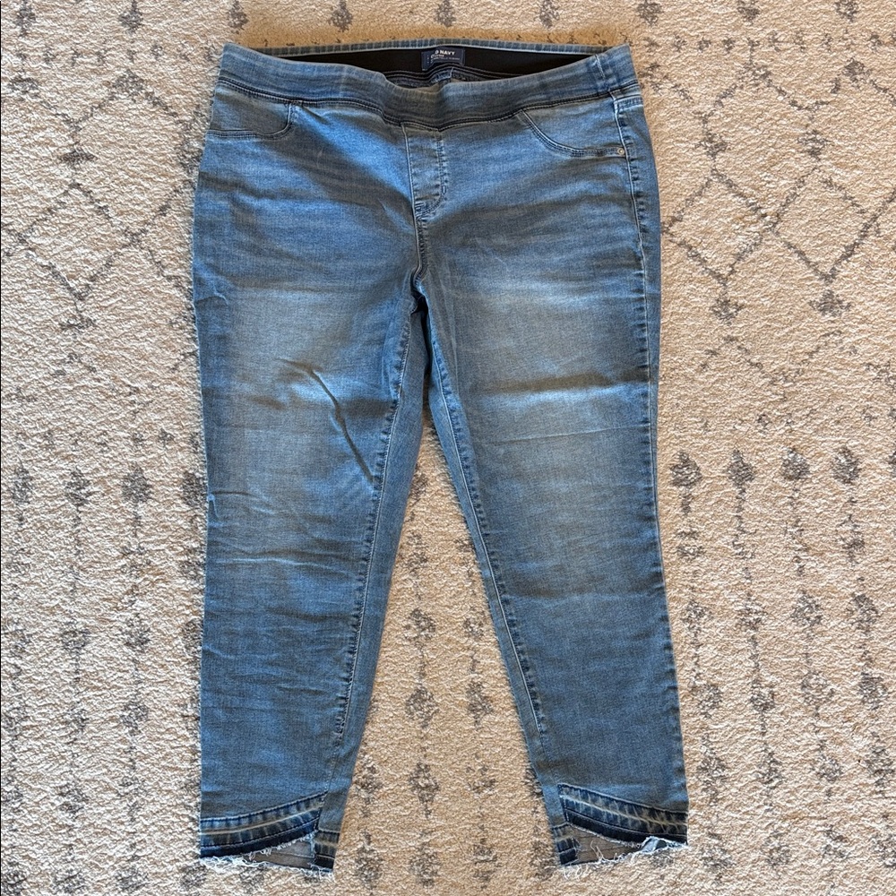 Old Navy Women's Mid Rise Rockstar Jeans